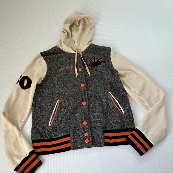 Stussy Snap Button Varsity Hoodie, M - Picture 11 of 12